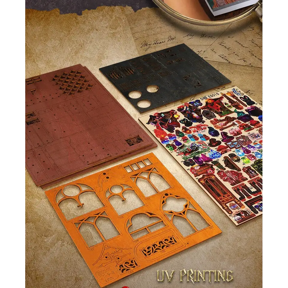 DIY Fantasy House Kit with LED Lights