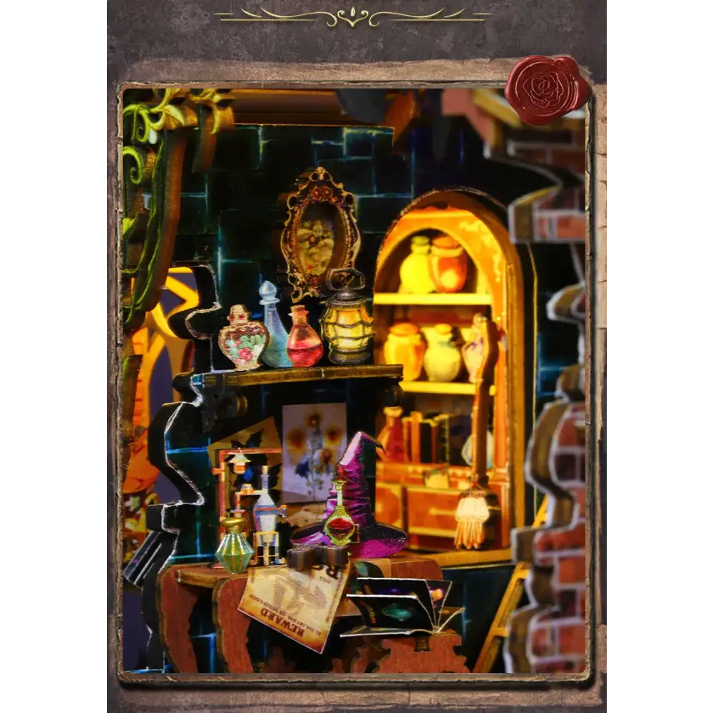 DIY Fantasy House Kit with LED Lights