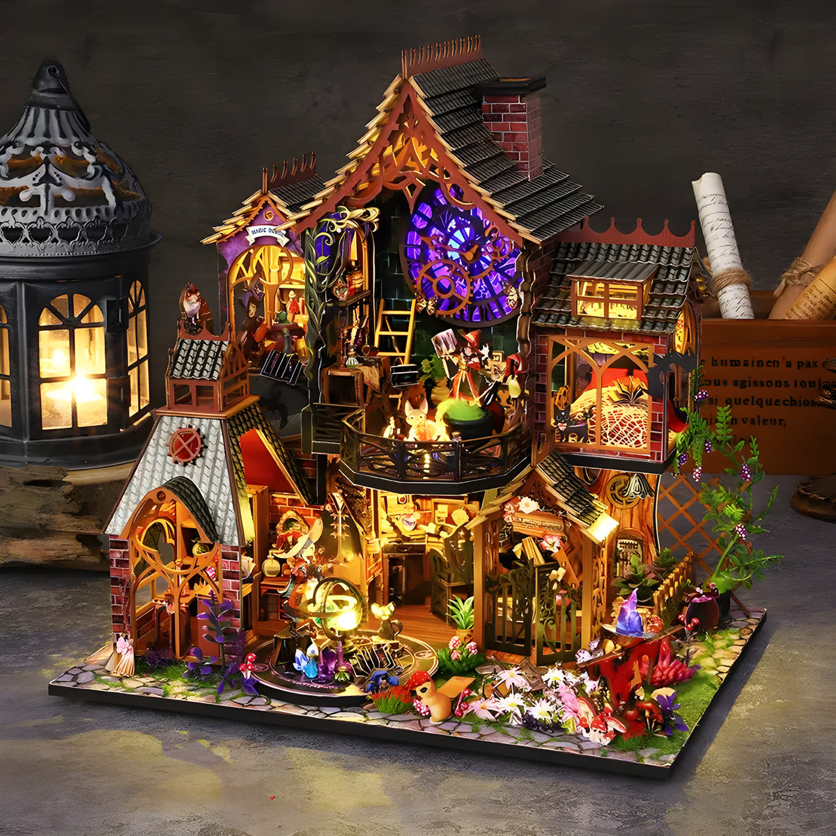 DIY Fantasy House Kit with LED Lights