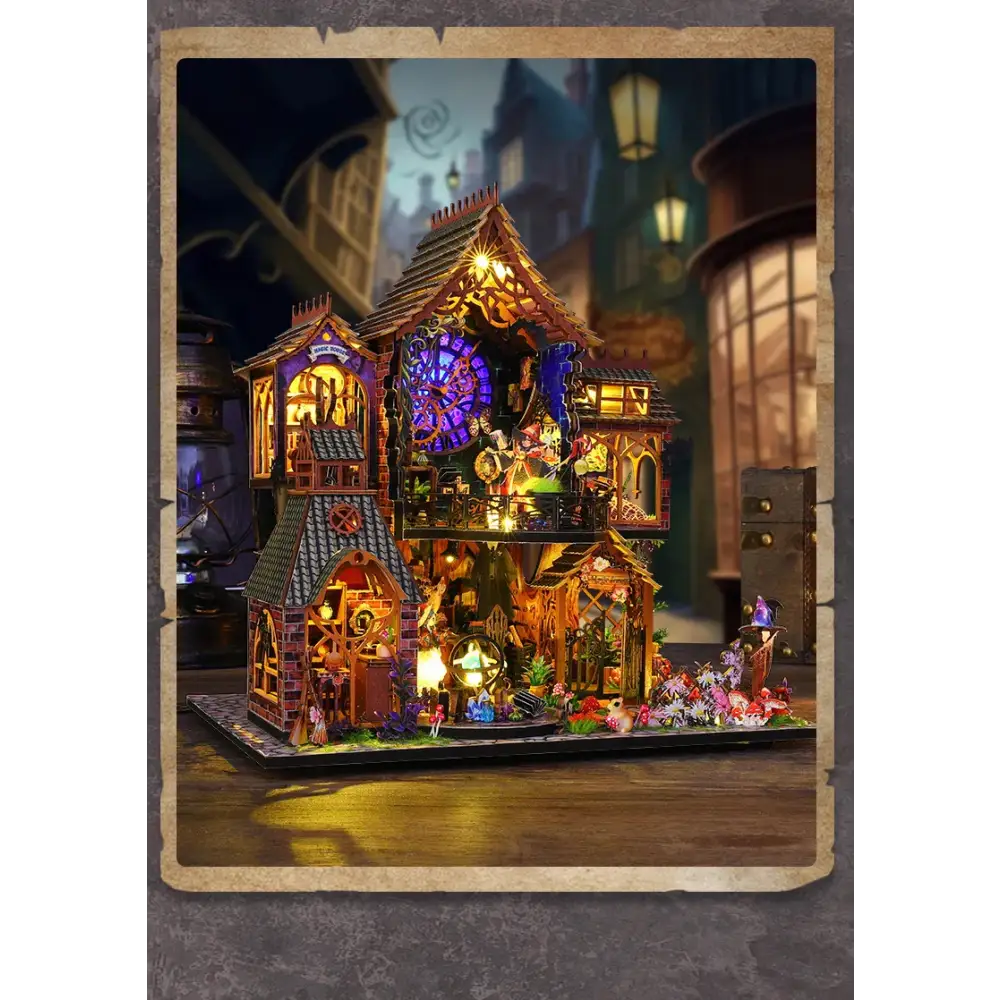 DIY Fantasy House Kit with LED Lights