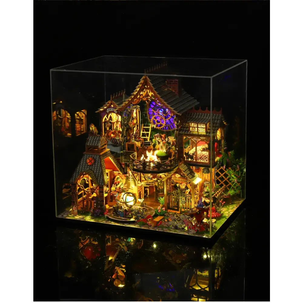 DIY Fantasy House Kit with LED Lights