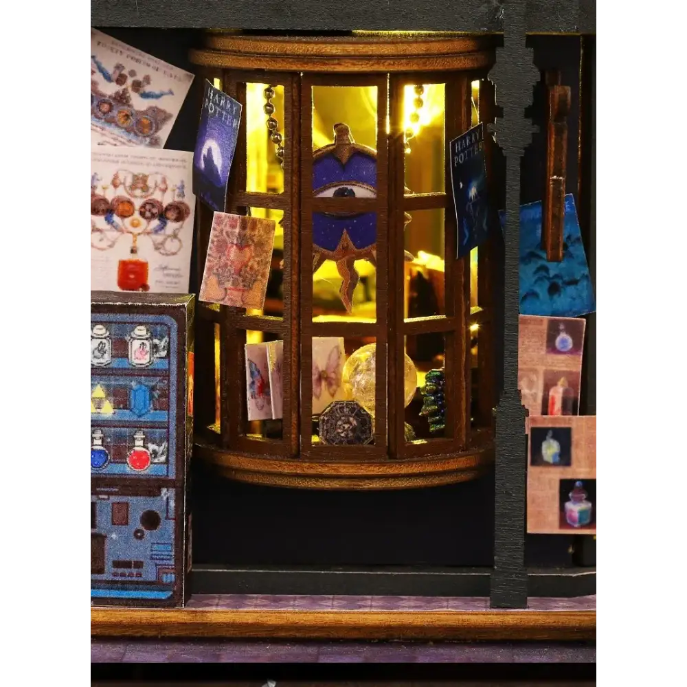 DIY Magic Clock Tower Miniature House Kit