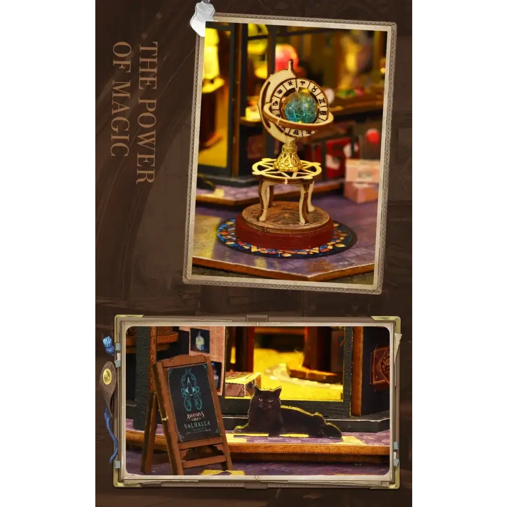 DIY Magic Clock Tower Miniature House Kit