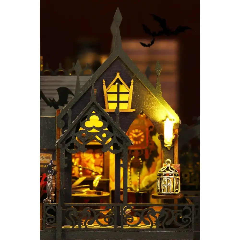 DIY Magic Clock Tower Miniature House Kit
