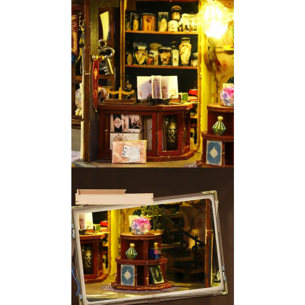 DIY Magic Clock Tower Miniature House Kit