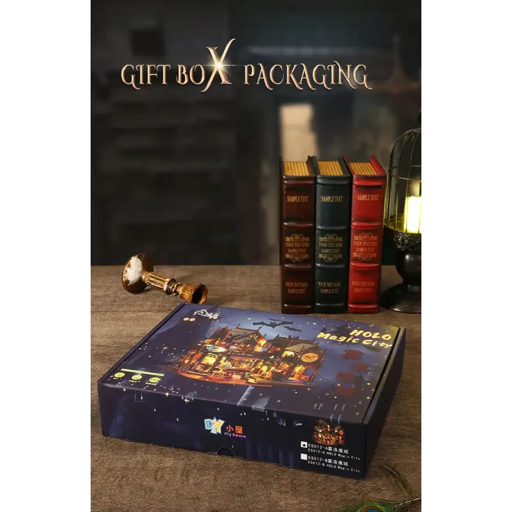 DIY Magic Clock Tower Miniature House Kit