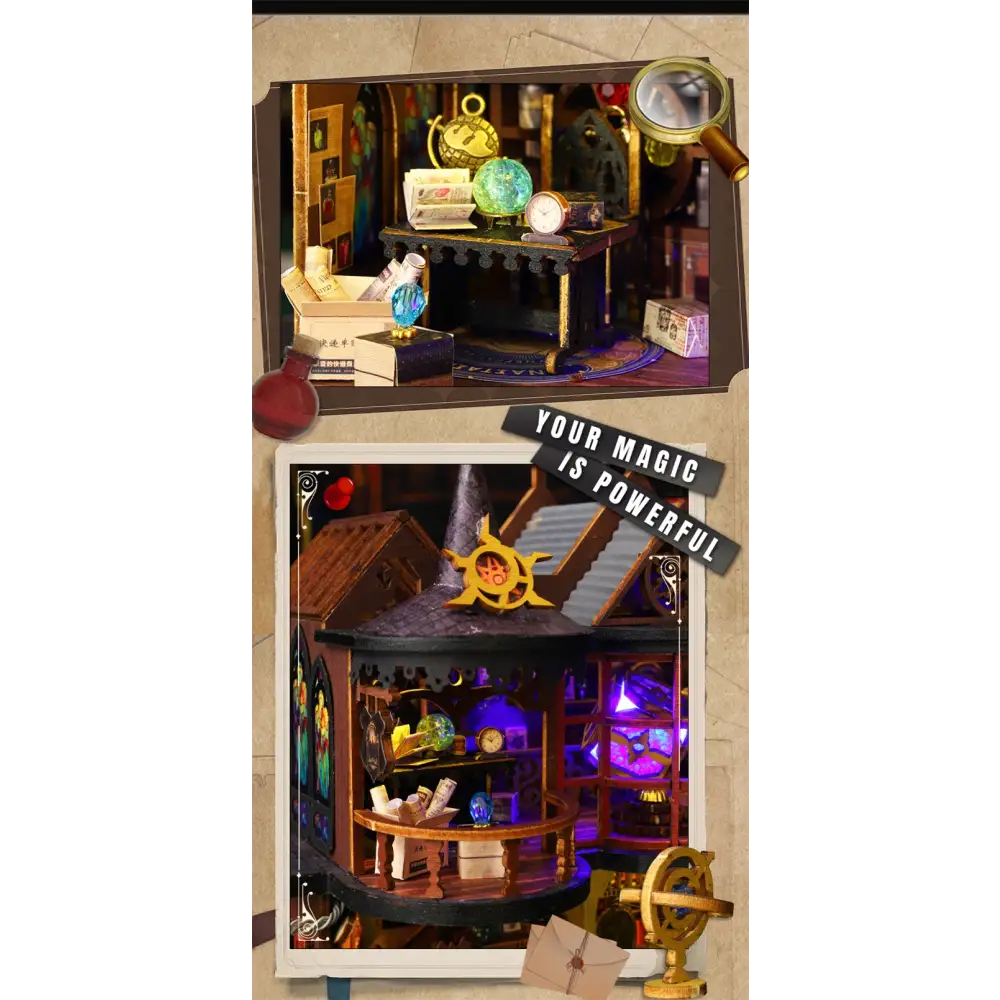 DIY Magic Treasure House Kit with LED Lights