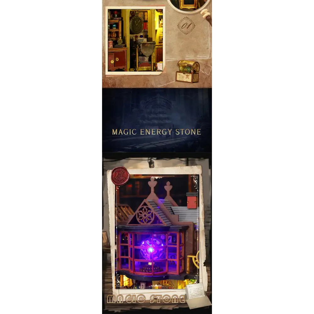 DIY Magic Treasure House Kit with LED Lights