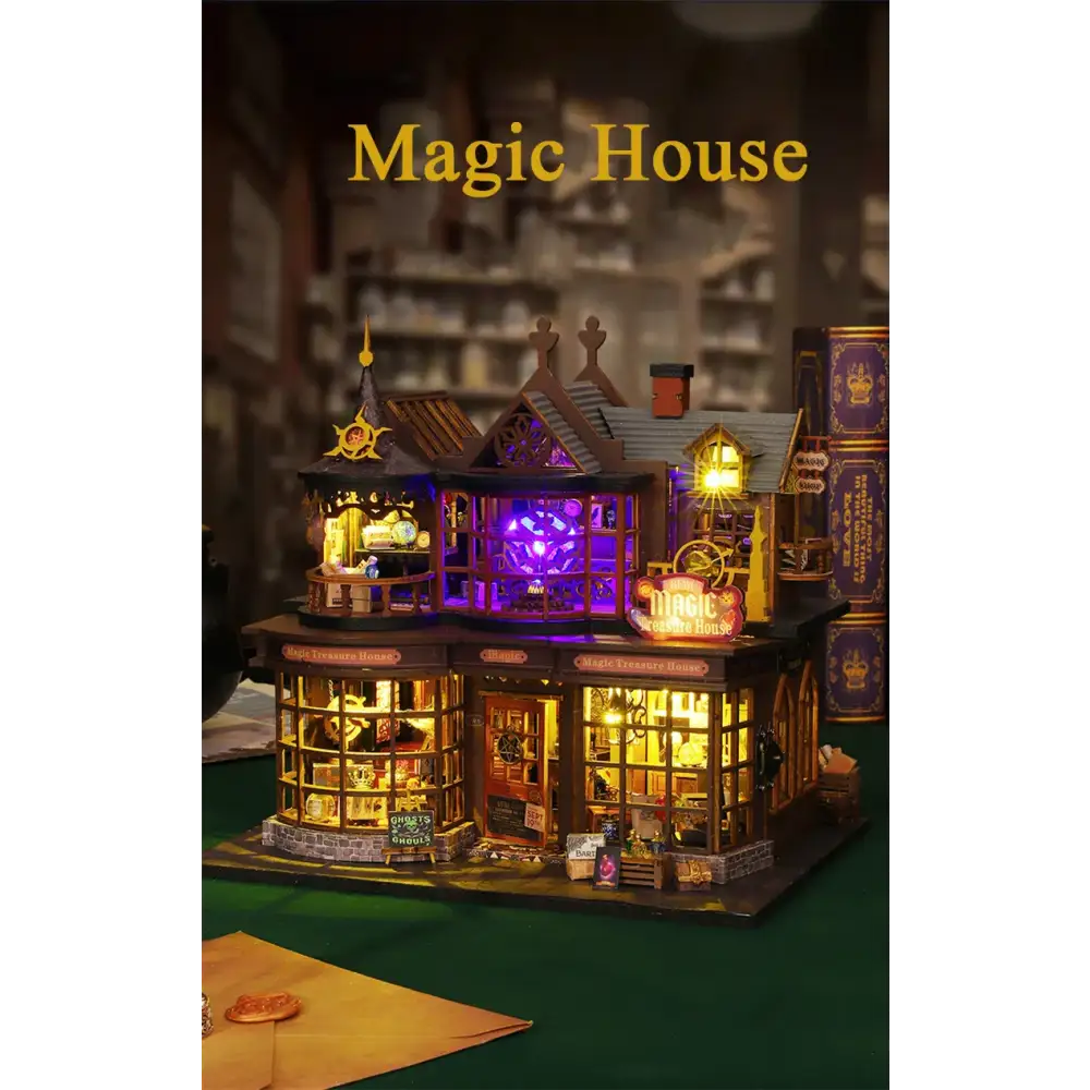 DIY Magic Treasure House Kit with LED Lights