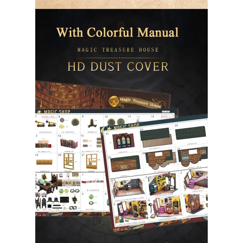 DIY Magic Treasure House Kit with LED Lights