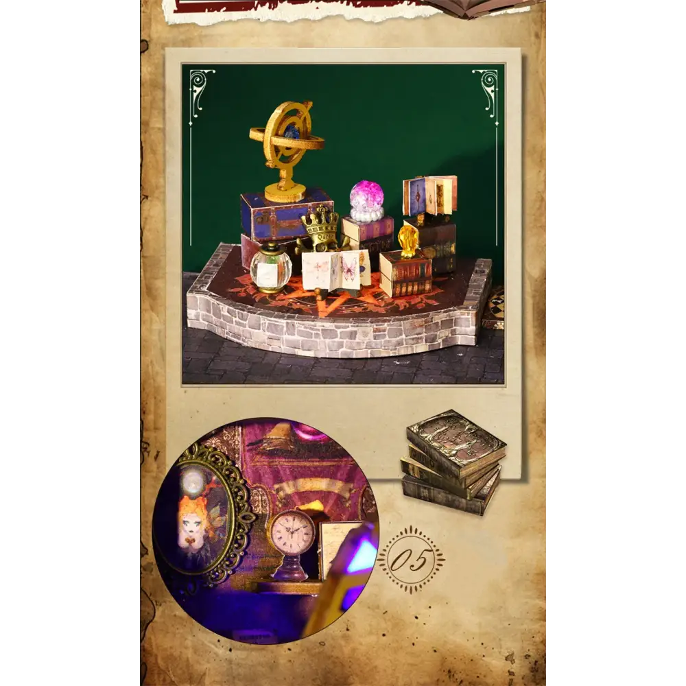 DIY Magic Treasure House Kit with LED Lights