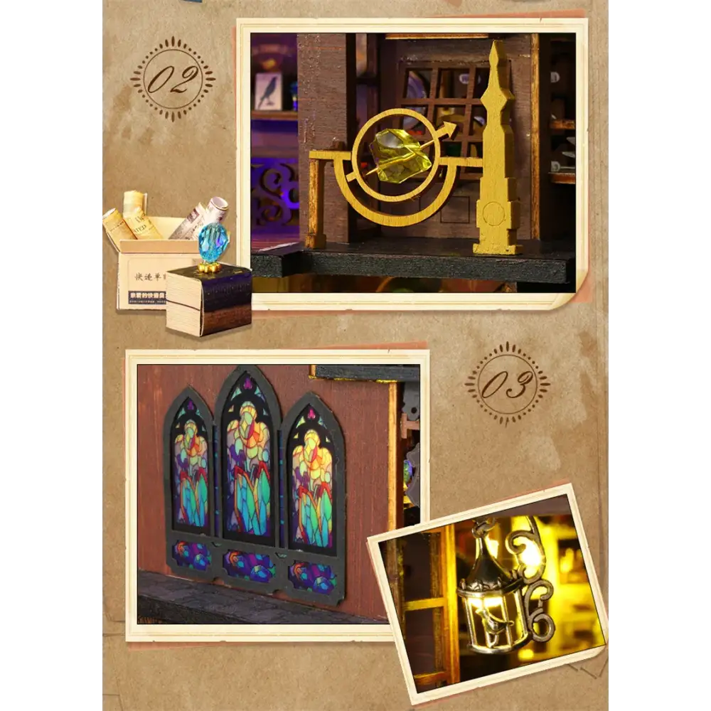 DIY Magic Treasure House Kit with LED Lights