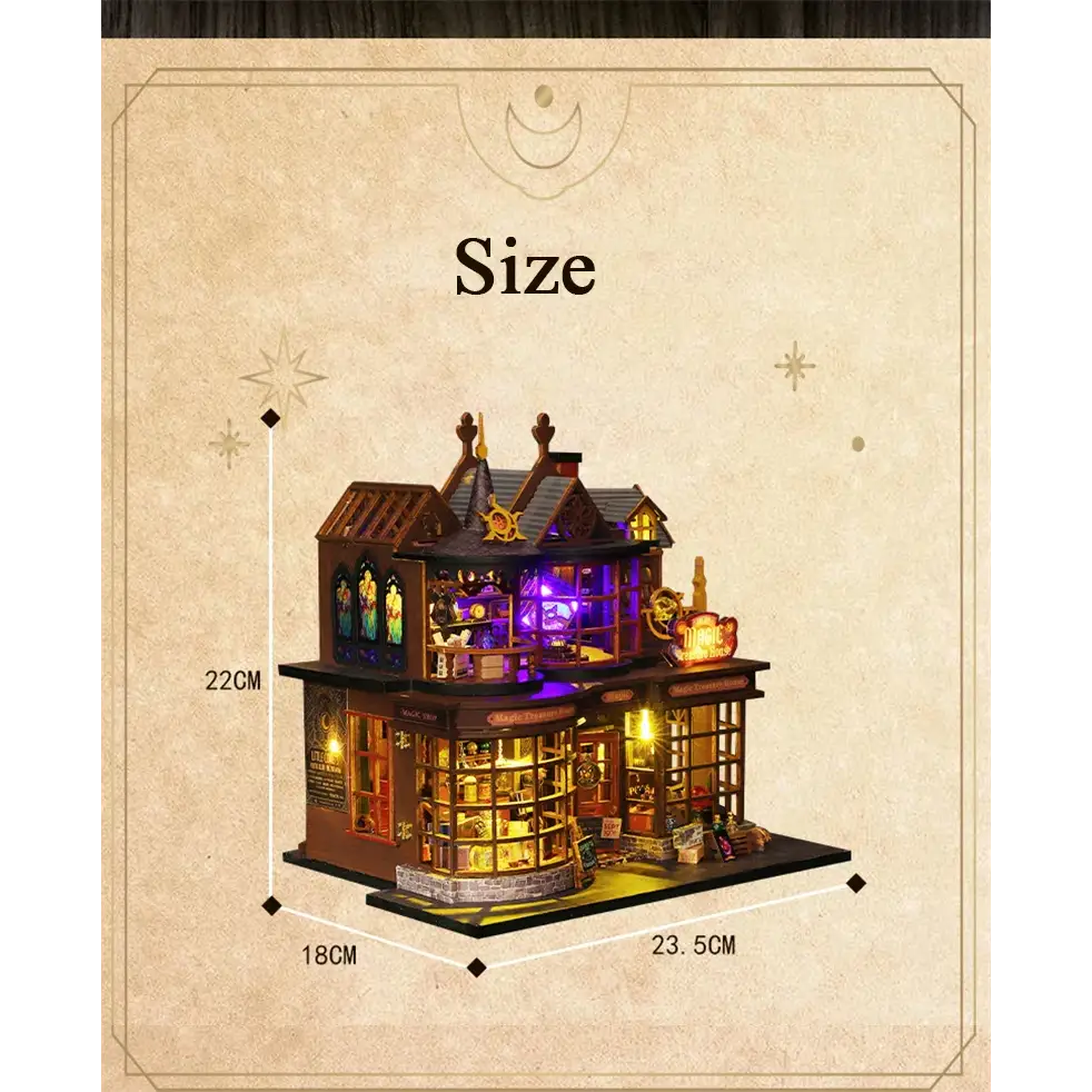 DIY Magic Treasure House Kit with LED Lights