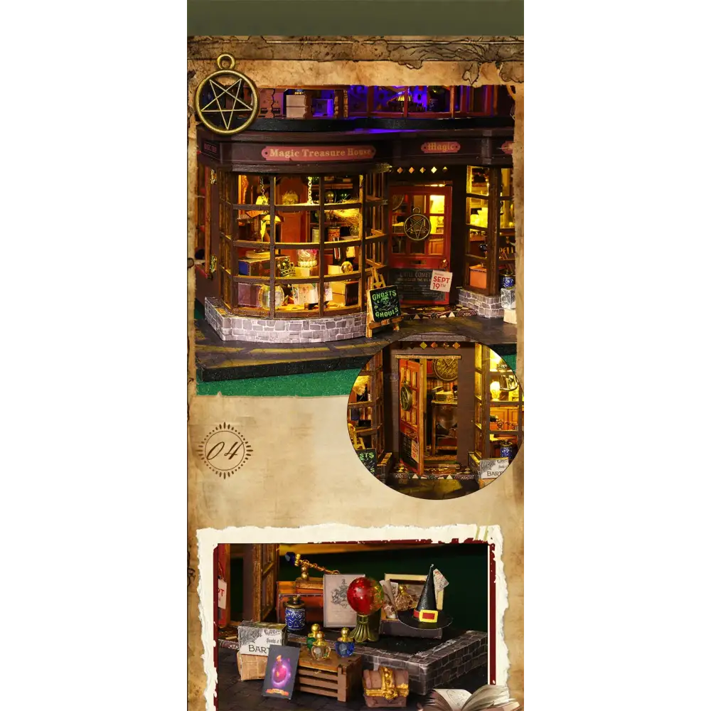 DIY Magic Treasure House Kit with LED Lights