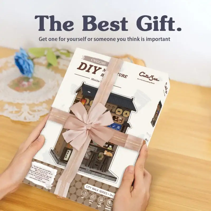 DIY Morita-Ya Ramen Shop Book Nook Kit