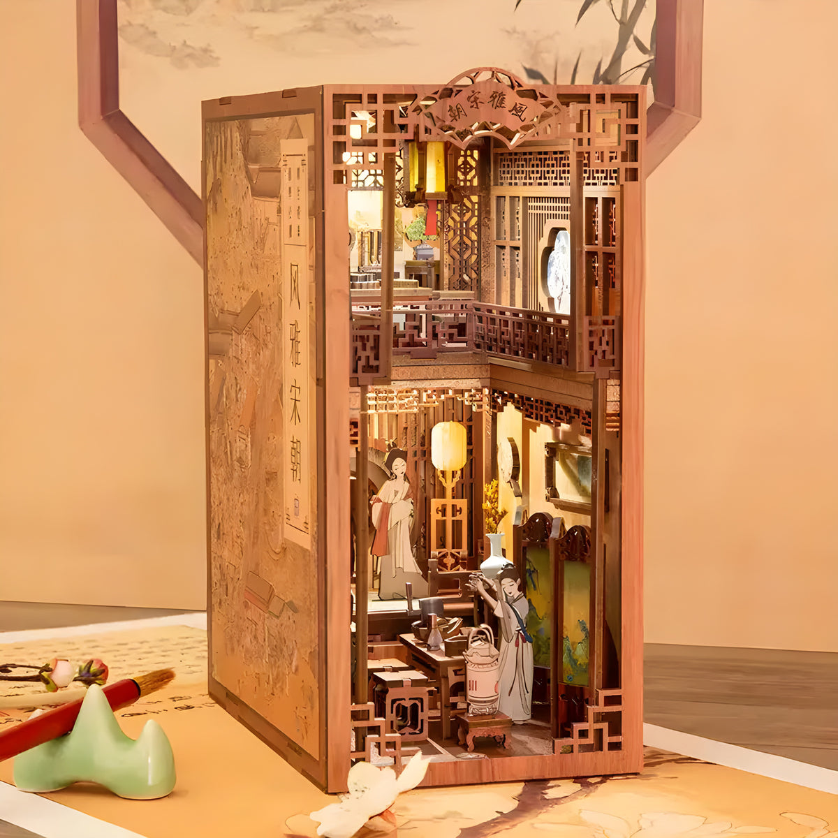 Elegant Song Dynasty Book Nook