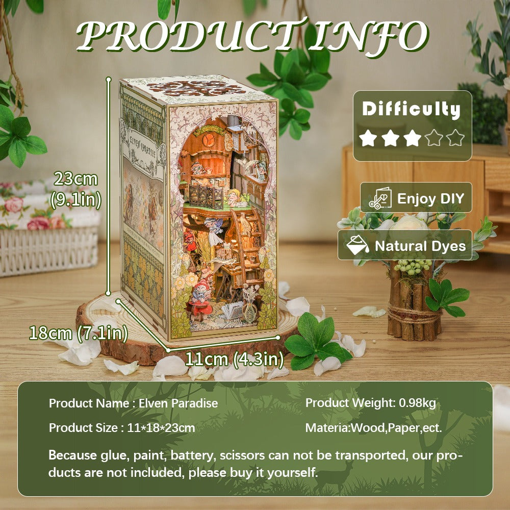 Elven Paradise Book Nook Kit