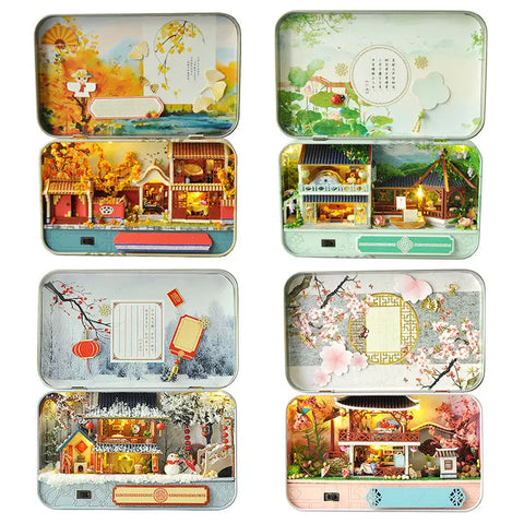 Four Seasons DIY Miniature House Kit