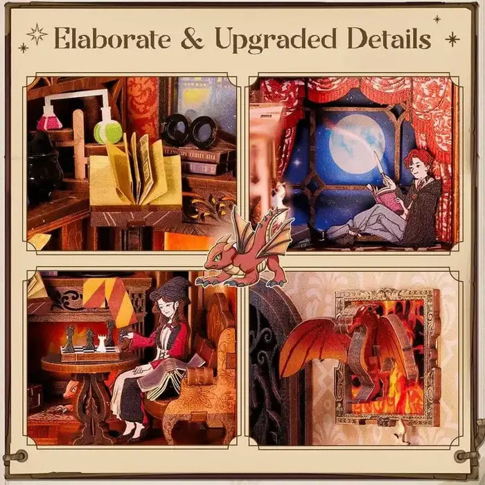 Flame Common Room Book Nook Kit