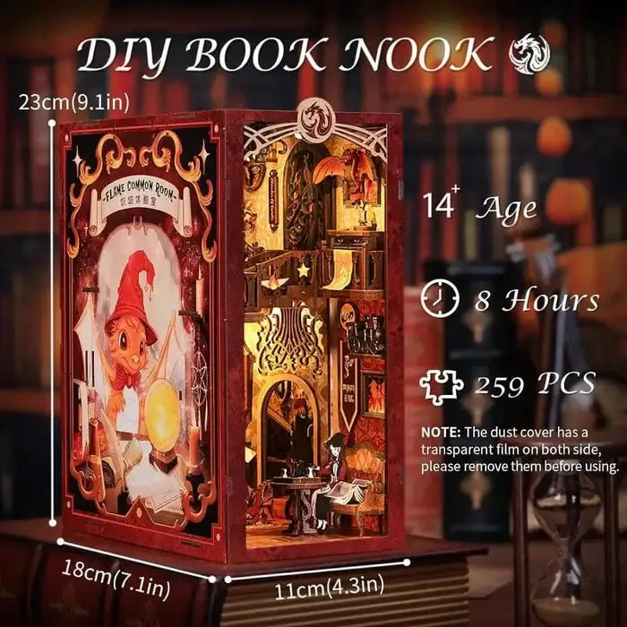 Flame Common Room Book Nook Kit