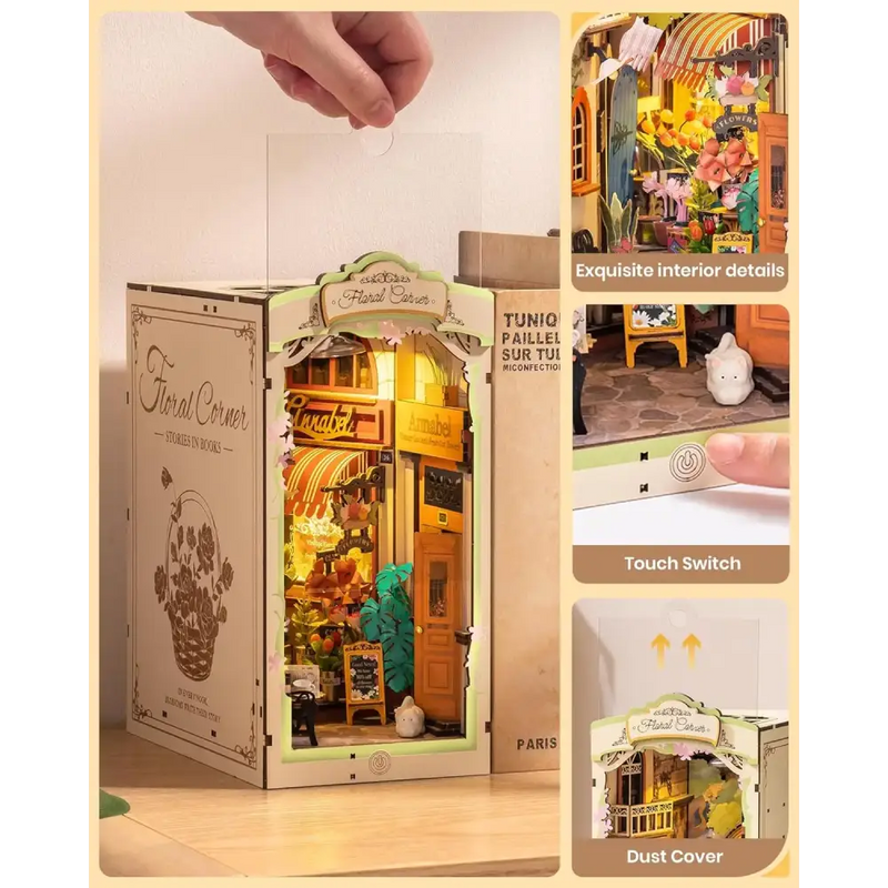 Floral Corner DIY Book Nook Kit