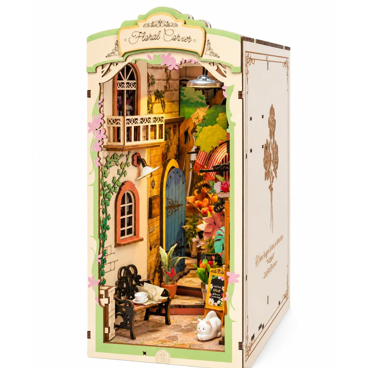 Floral Corner DIY Book Nook Kit