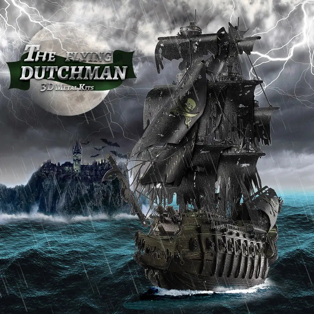 Flying Dutchman – 3D Metal Puzzle Pirate Ship Model