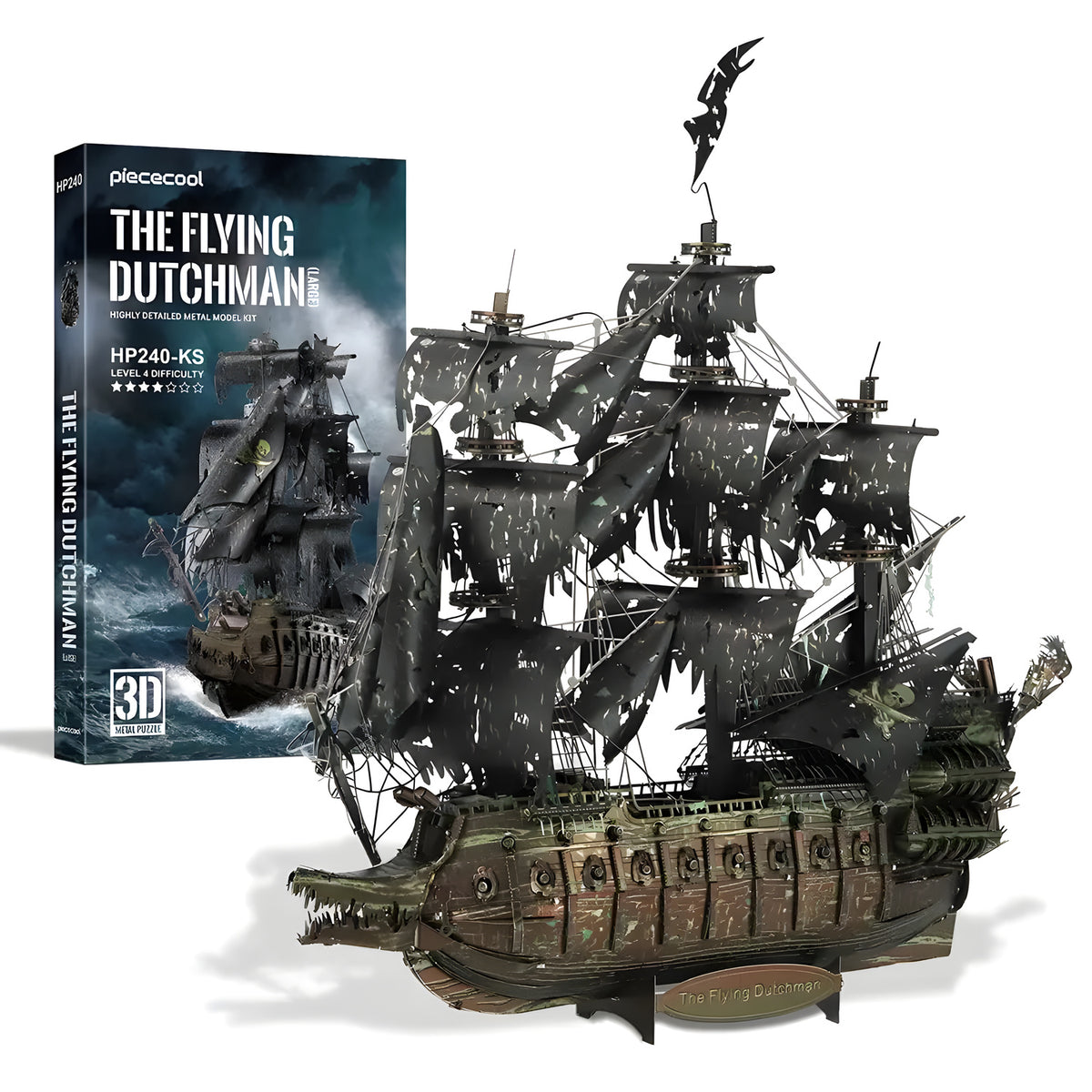 Flying Dutchman – 3D Metal Puzzle Pirate Ship Model
