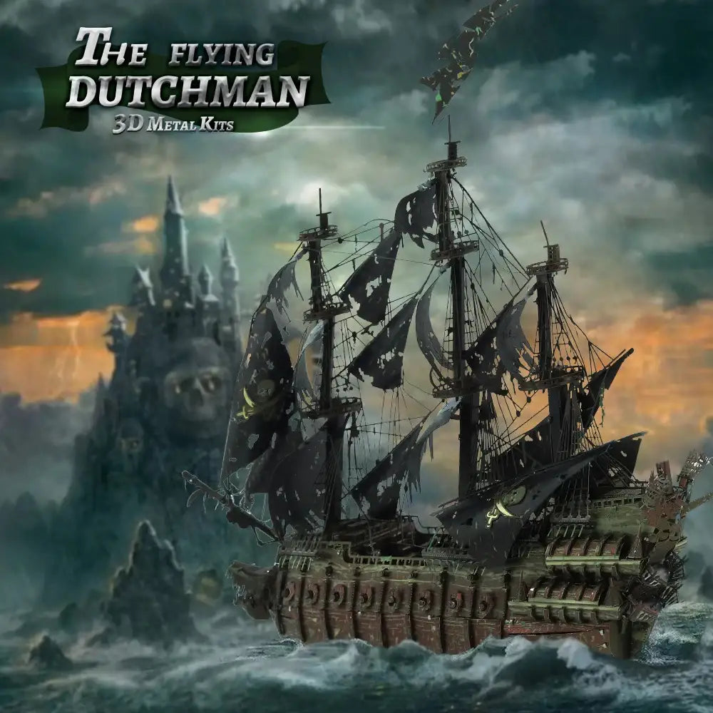 Flying Dutchman – 3D Metal Puzzle Pirate Ship Model