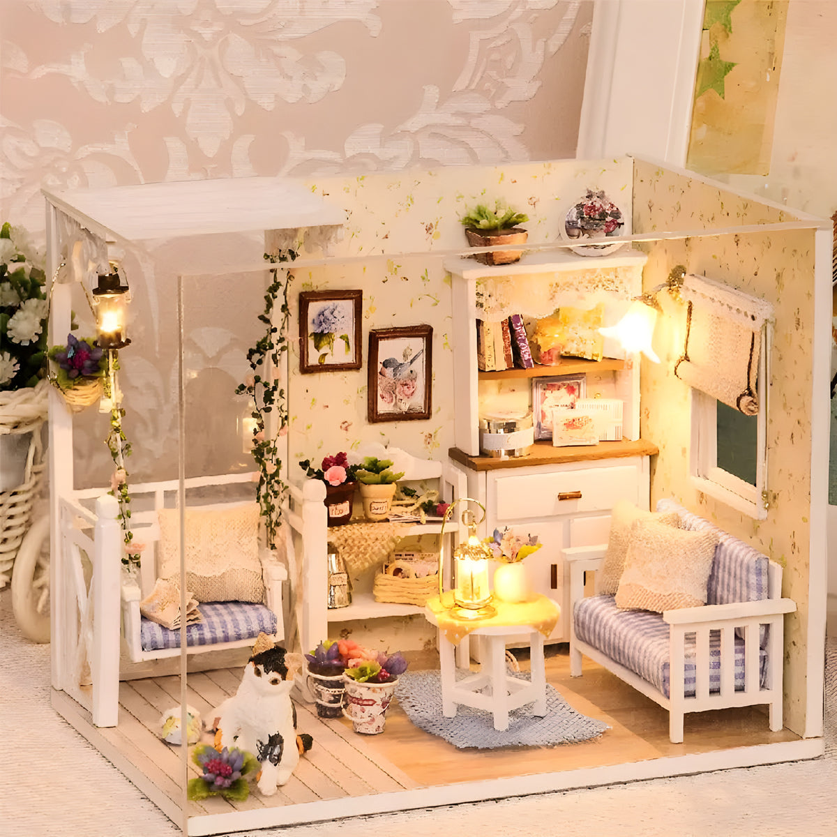 Garden Lounge DIY Miniature House Kit