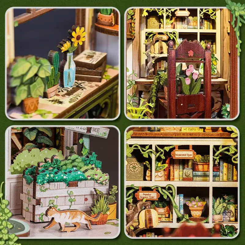 Green Life Bookshop DIY Book Nook
