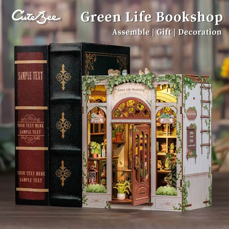 Green Life Bookshop DIY Book Nook