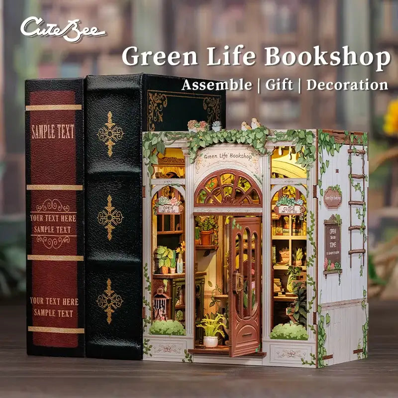 Green Life Bookshop DIY Book Nook