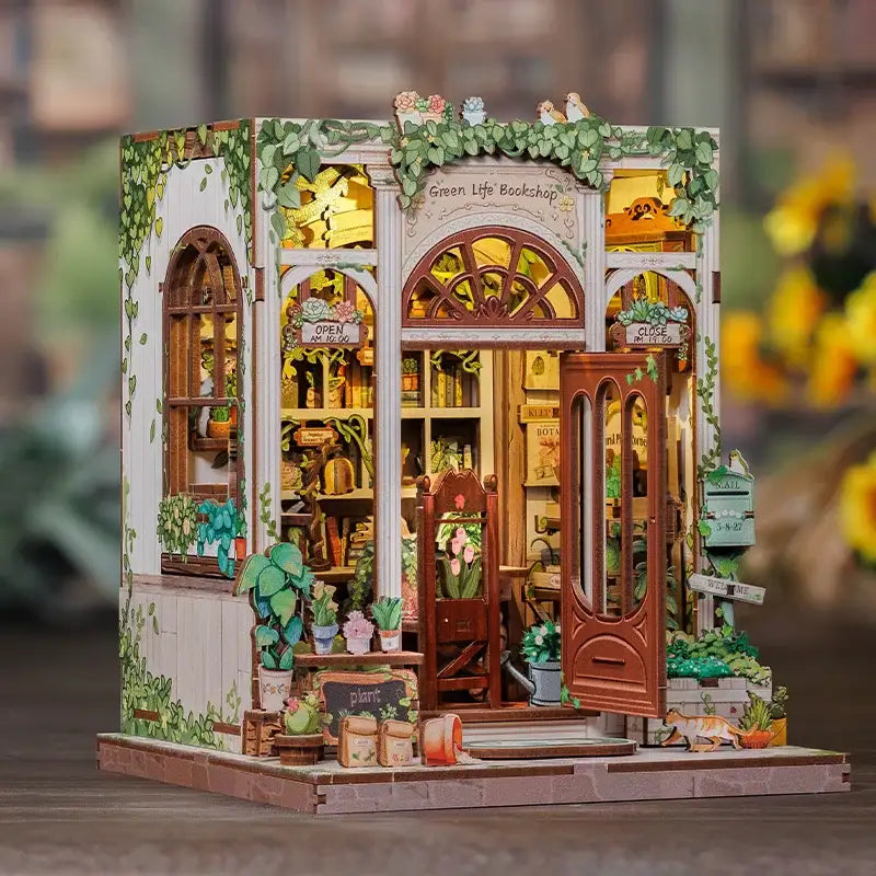 Green Life Bookshop DIY Book Nook