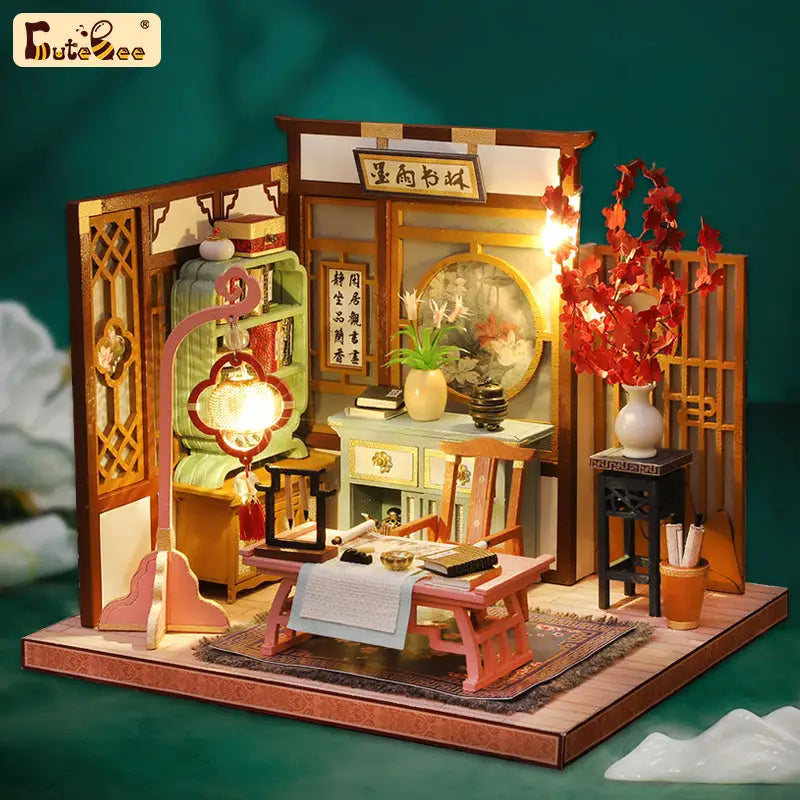 ’Ink Painting’ Miniature Dollhouse Kit