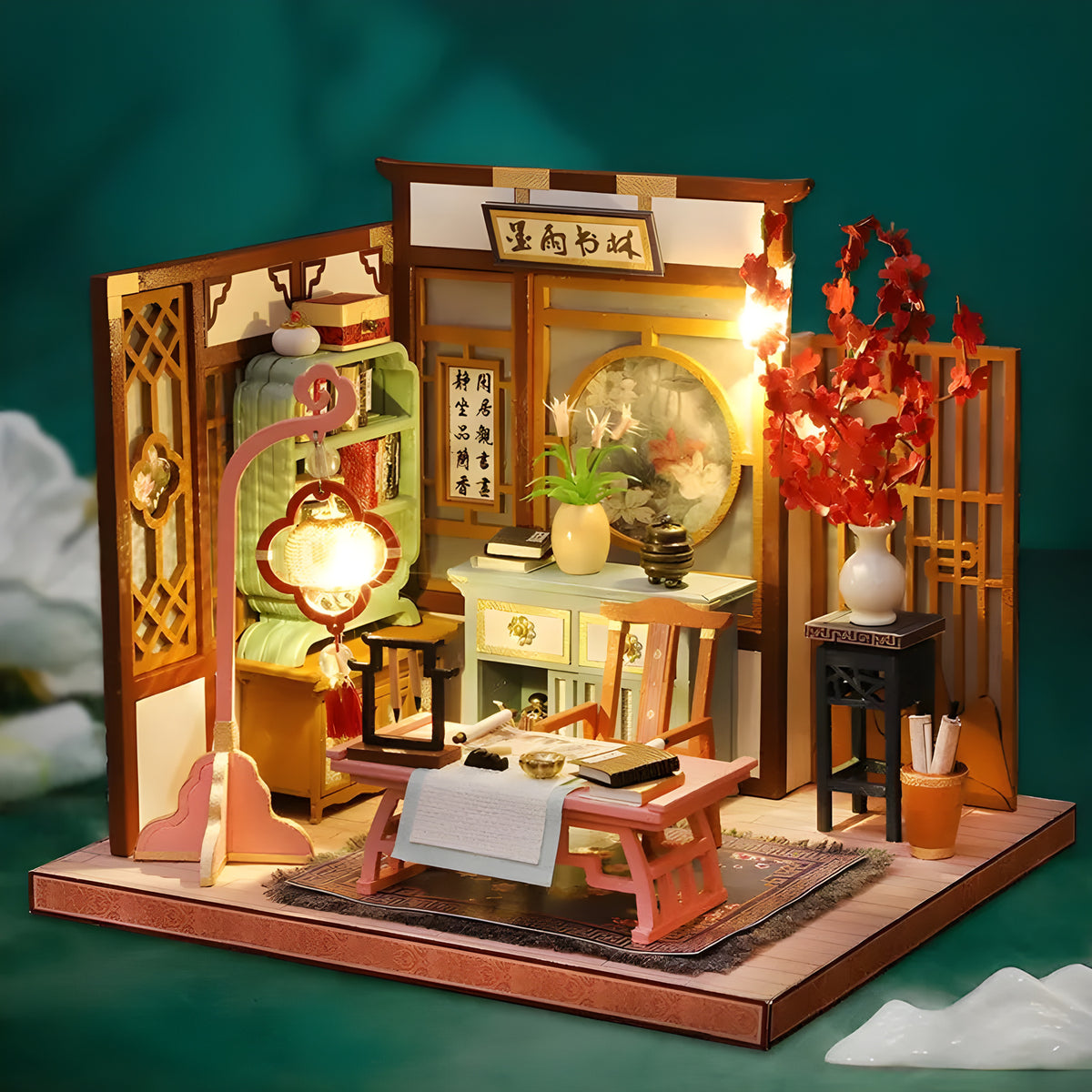 ’Ink Painting’ Miniature Dollhouse Kit