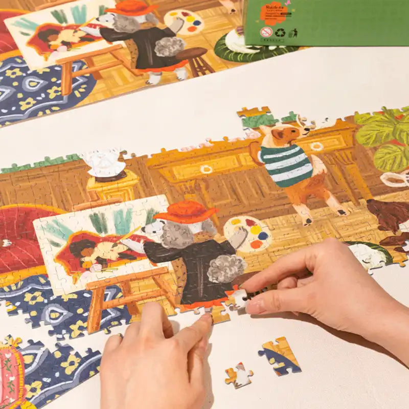 Doggie Art Gallery 1000-Piece Jigsaw Puzzle