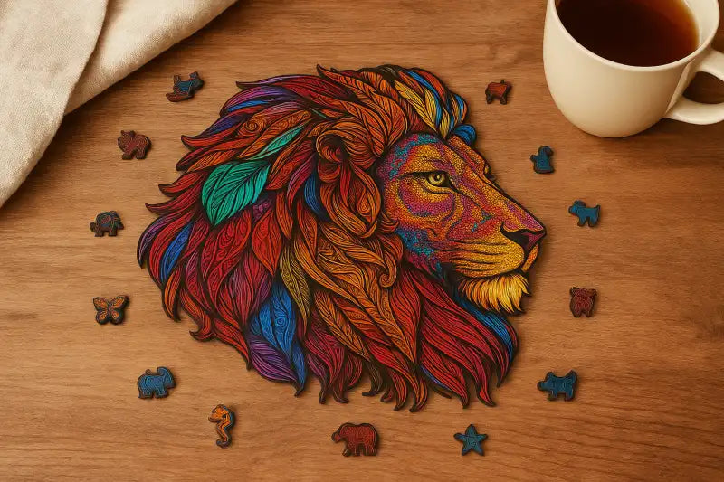 Majestic Lion 150-Piece Jigsaw Puzzle