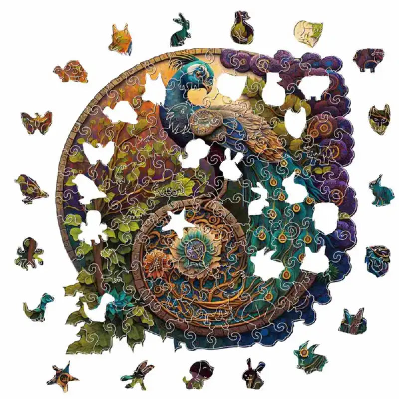 Majestic Peacock 150-Piece Jigsaw Puzzle
