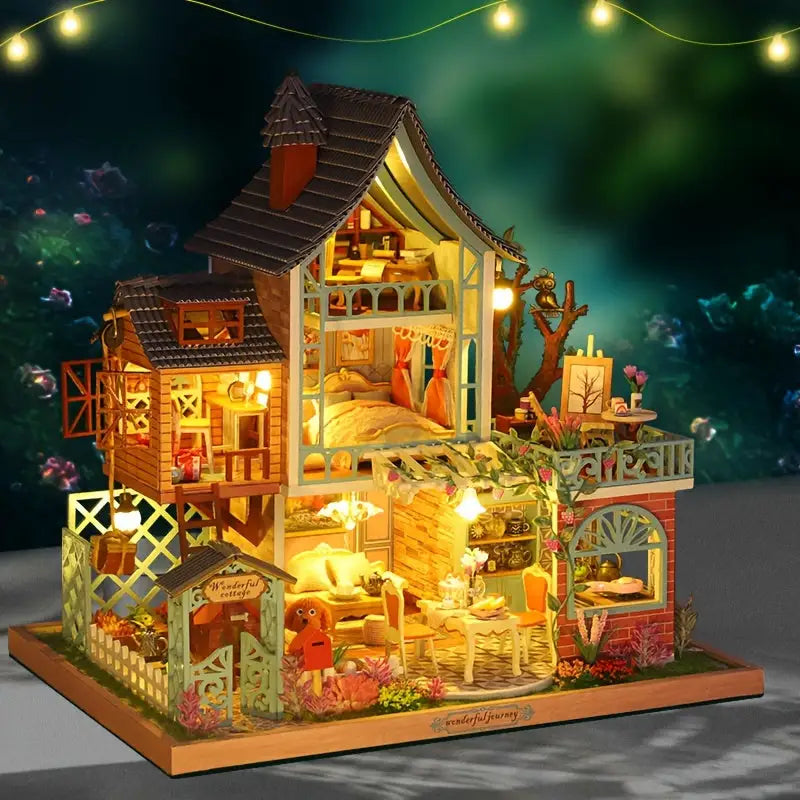 ’Jungle Resort’ DIY Miniature House Kit