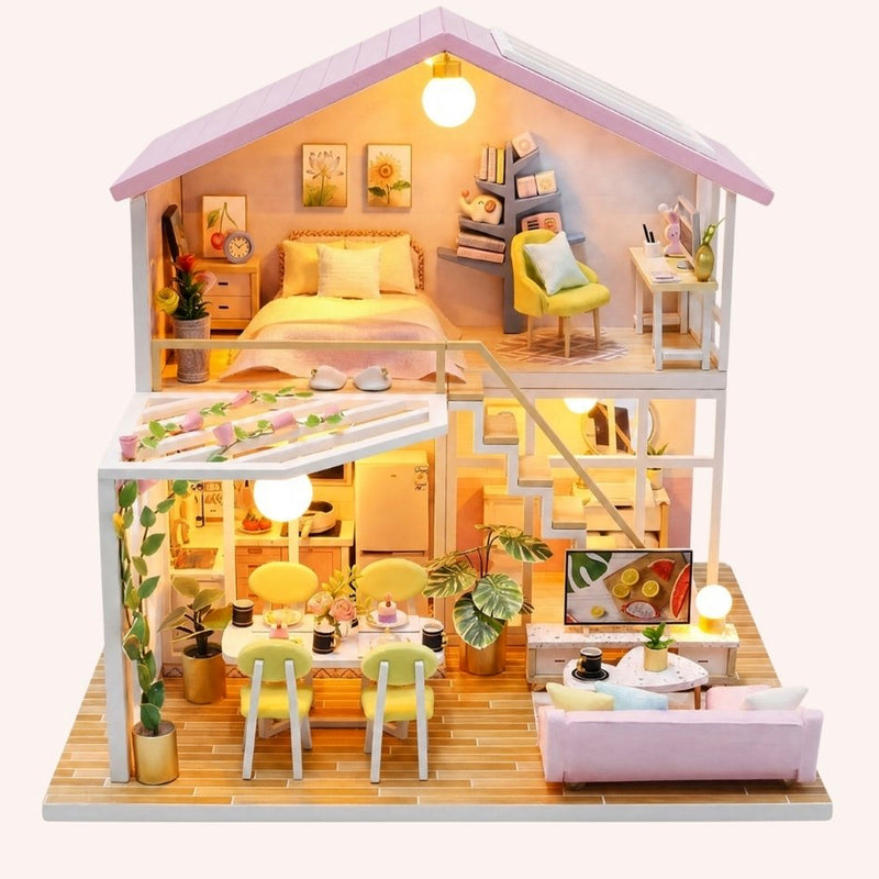 Lavender Cottage DIY Miniature House Kit