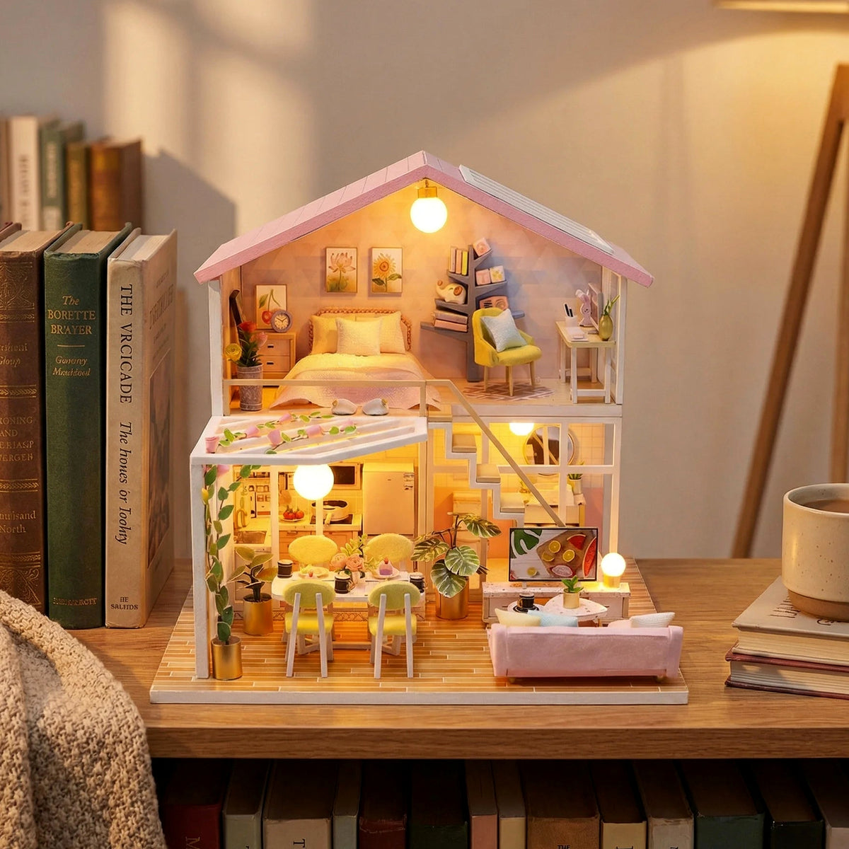 Lavender Cottage DIY miniature house kit, view 2