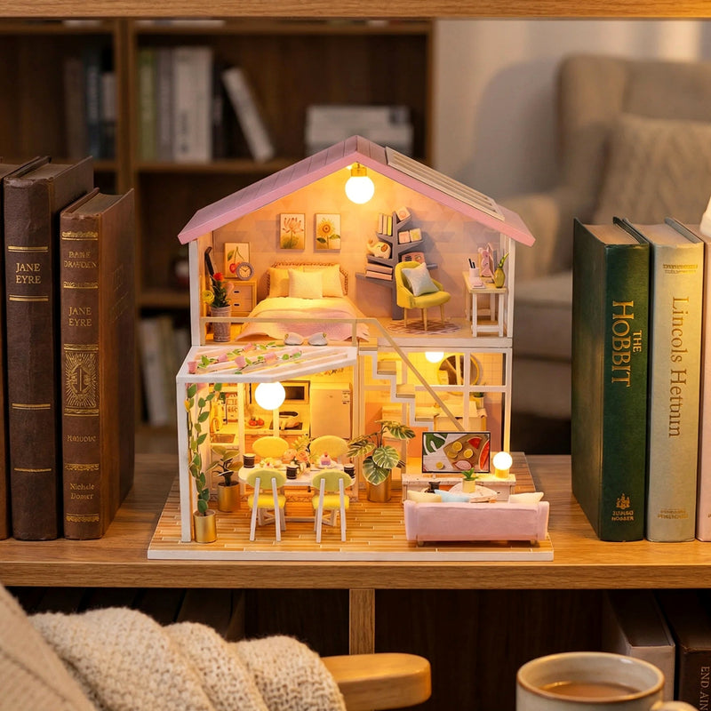 Lavender Cottage DIY Miniature House Kit