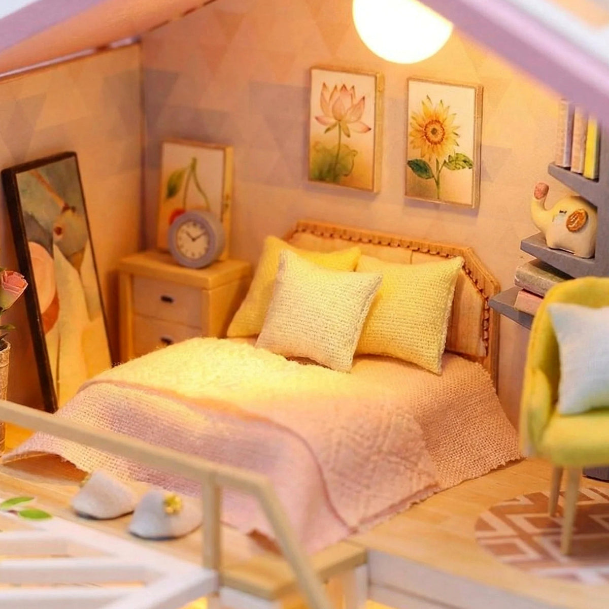 Lavender Cottage DIY miniature house kit, view 4