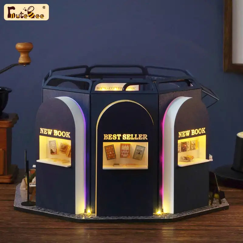Literary Cafe DIY Miniature House Kit