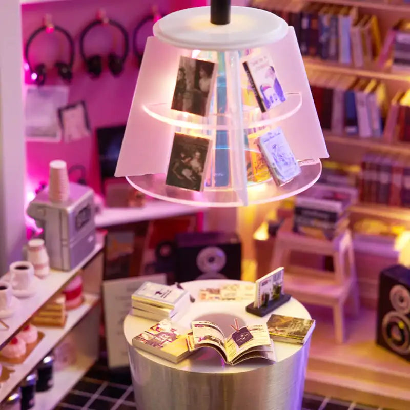 Literary Cafe DIY Miniature House Kit