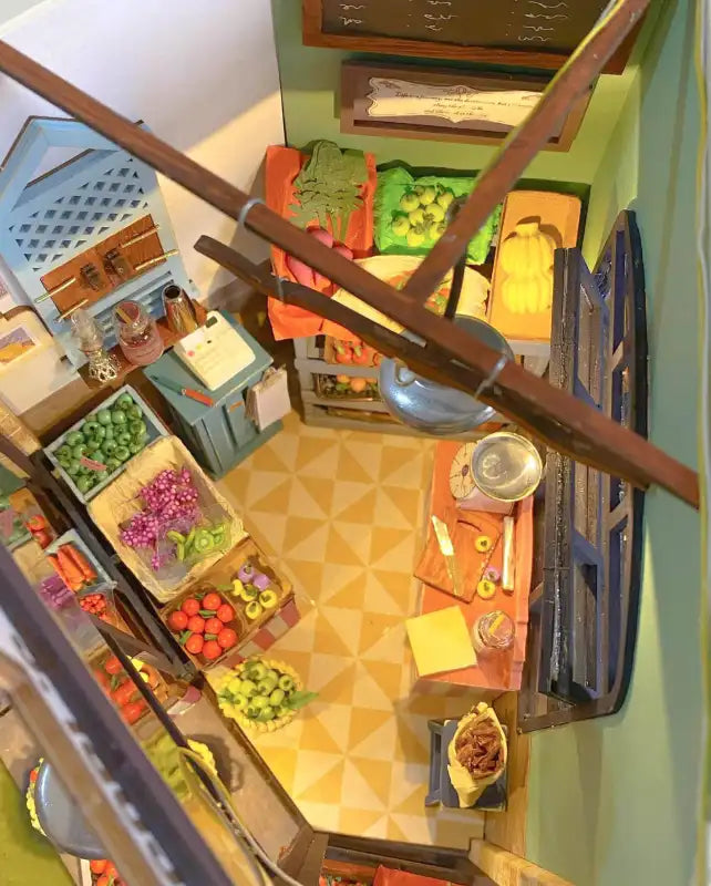 Carl's Fruit Shop DIY Miniature House Kit