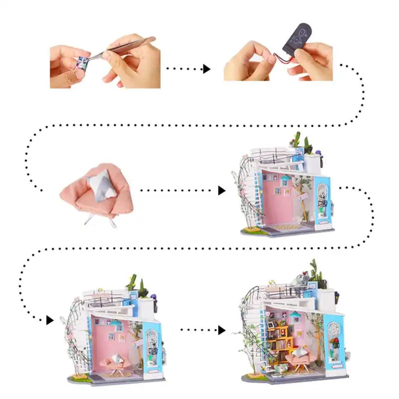 Dora's Loft DIY Miniature House Kit