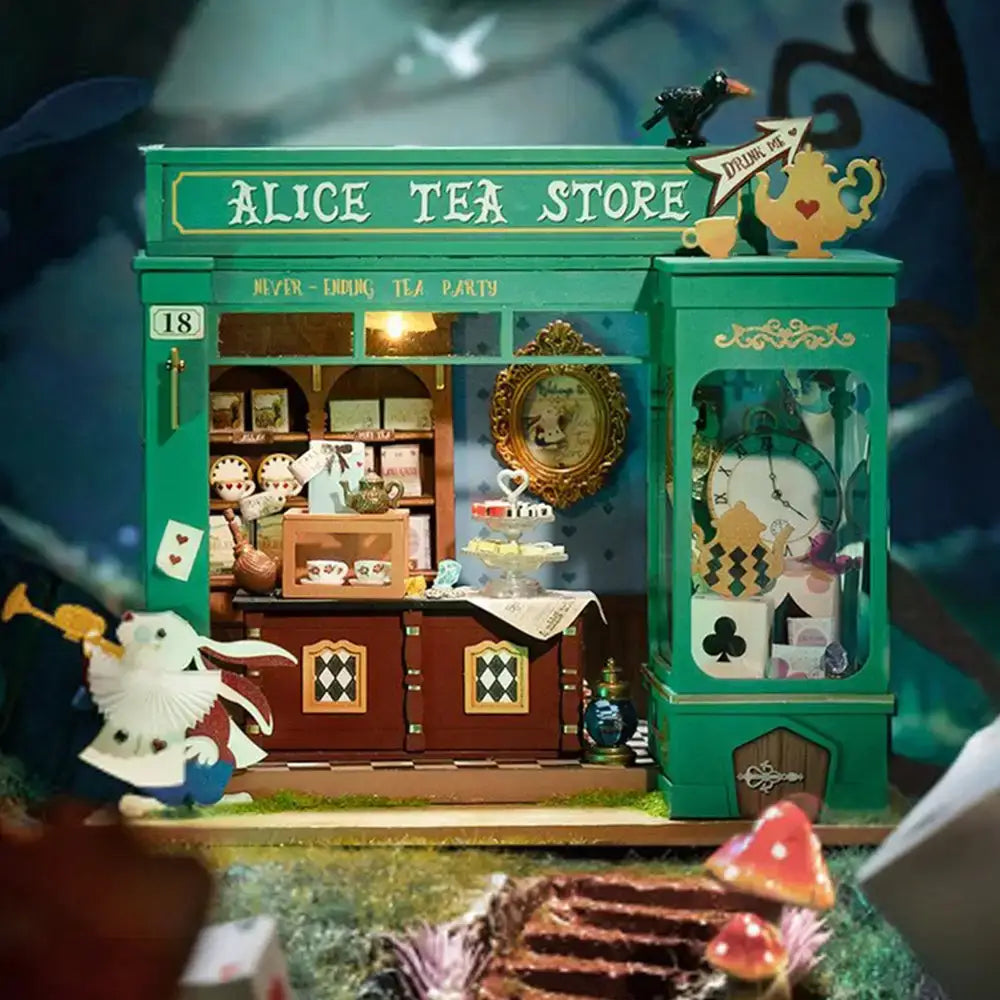 Alice’s Tea Store DIY Miniature House Kit