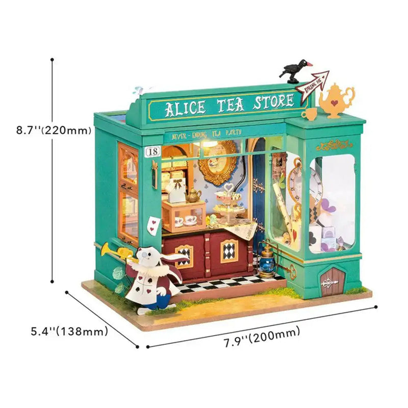 Alice's Tea Store DIY Miniature House Kit